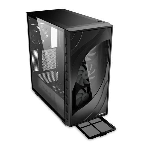 Carcasa PC Sharkoon Rebel C80G, RGB, Mid Tower ATX (Negru) 1 Carcasa PC Sharkoon Rebel C80G, RGB, Mid Tower ATX (Negru)