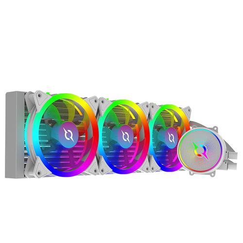 Cooler CPU AQIRYS Aquarius 360 AiO, 3 x 120mm, iluminare ARGB (Alb) 1 Cooler CPU AQIRYS Aquarius 360 AiO, 3 x 120mm, iluminare ARGB (Alb)