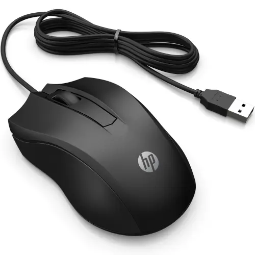 Mouse Optic HP 100, USB, 1600dpi (Negru) 1 Mouse Optic HP 100, USB, 1600dpi (Negru)