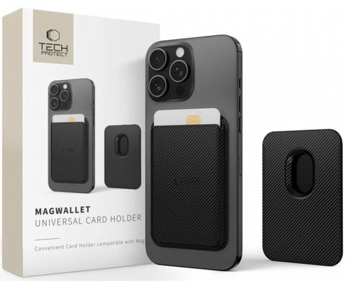 Portofel MagSafe, Tech-Protect, Magwallet Carbon (Negru) 1 Portofel MagSafe, Tech-Protect, Magwallet Carbon (Negru)