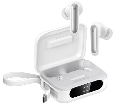 Casti in-ear true wireless bluetooth Anker Soundcore P41i, ANC, cablu USB-C retractabil, functie baterie externa, IPX5 (Alb) 1 Casti in-ear true wireless bluetooth Anker Soundcore P41i, ANC, cablu USB-C retractabil, functie baterie externa, IPX5 (Alb)