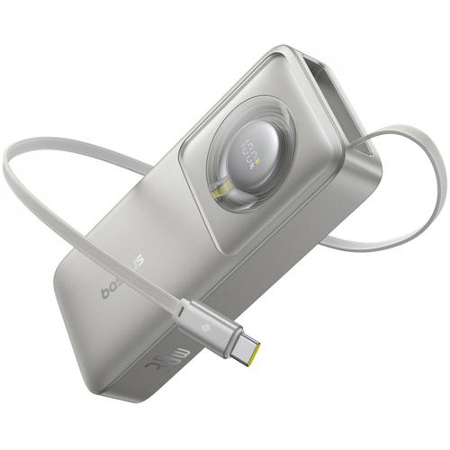 Baterie Externa Baseus OS Free2Pull P10073701843-00, 10000 mAh, 30W, QC + PD, 2 x USB-C (Gri) 1 Baterie Externa Baseus OS Free2Pull P10073701843-00, 10000 mAh, 30W, QC + PD, 2 x USB-C (Gri)