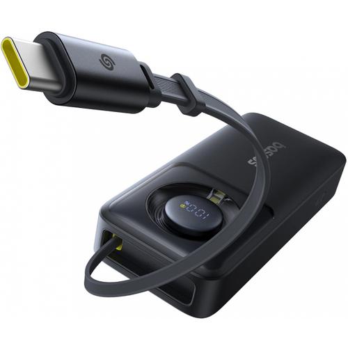 Baterie Externa Baseus OS Free2Pull P10073701123-00, 10000 mAh, 30 W, QC + PD, 2 x USB-C (Negru) 1 Baterie Externa Baseus OS Free2Pull P10073701123-00, 10000 mAh, 30 W, QC + PD, 2 x USB-C (Negru)