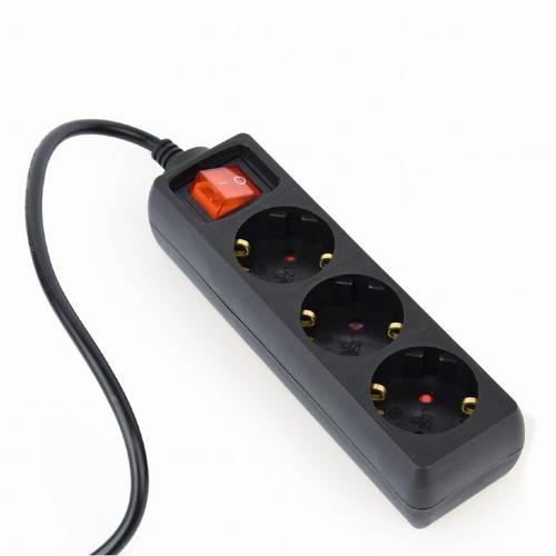 Prelungitor Gembird EG-PSU3-01, 0.6 m, Negru 1 Prelungitor Gembird EG-PSU3-01, 0.6 m, Negru
