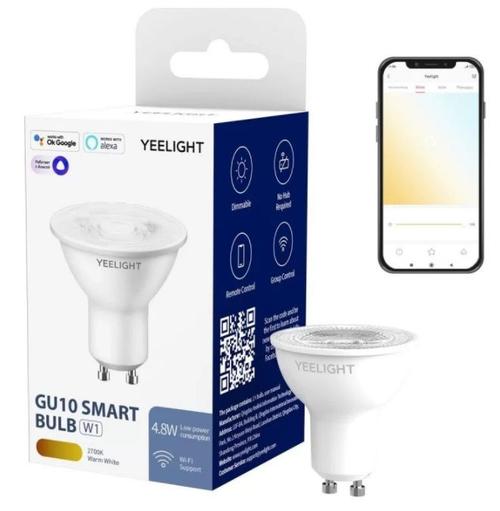 Bec Smart Yeelight LED GU10 Bulb W1, 4.8 W, 350 lm, IP20 (Alb) 1 Bec Smart Yeelight LED GU10 Bulb W1, 4.8 W, 350 lm, IP20 (Alb)