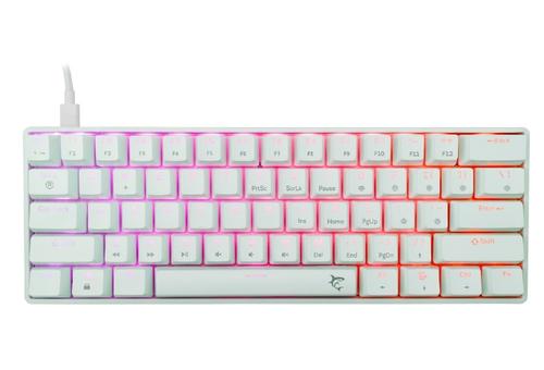 Tastatura Mecanica Gaming cu fir White Shark SHINOBI v2, RED OUTEMU Switch, Tip Compact Carry-On, Full Anti-Ghosting, Taste Iluminate RGB LED, Cablu braided 1.8m, Software (Alb) 1 Tastatura Mecanica Gaming cu fir White Shark SHINOBI v2, RED OUTEMU Switch, Tip Compact Carry-On, Full Anti-Ghosting, Taste Iluminate RGB LED, Cablu braided 1.8m, Software (Alb)