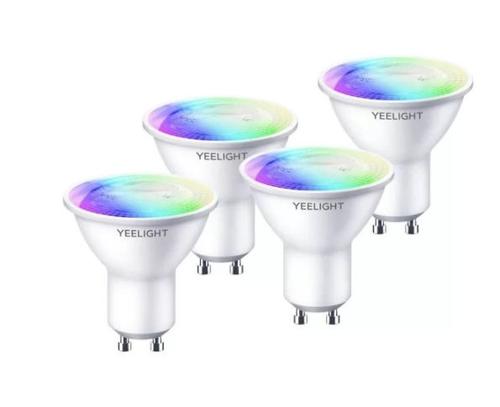 Set 4 Becuri Yeelight LED GU10 Smart Bulb W1, Multicolor, 4.5W, 350 lm, Control Aplicatie (Alb) 1 Set 4 Becuri Yeelight LED GU10 Smart Bulb W1, Multicolor, 4.5W, 350 lm, Control Aplicatie (Alb)