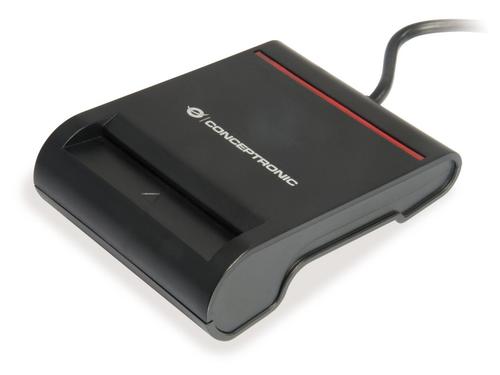 Cititor carduri inteligente / carte de identitate CONCEPTRONIC Smart ID SCR01B, USB-A 2.0 (Negru) 1 Cititor carduri inteligente / carte de identitate CONCEPTRONIC Smart ID SCR01B, USB-A 2.0 (Negru)