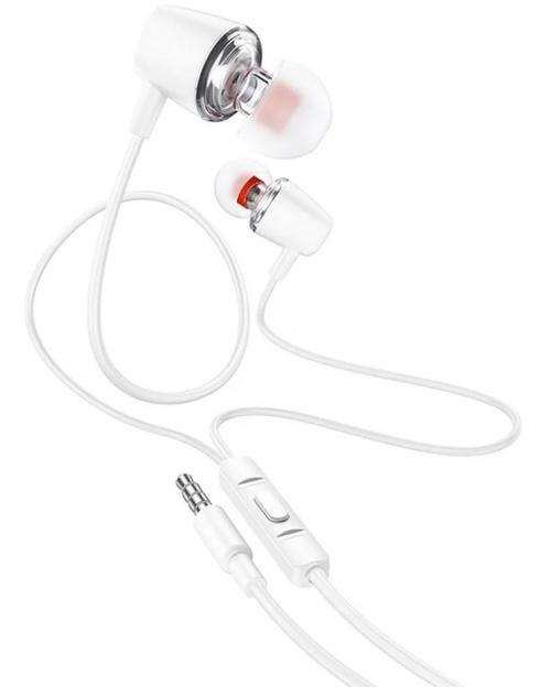 Casti Stereo HOCO M107, Microfon (Alb) 1 Casti Stereo HOCO M107, Microfon (Alb)