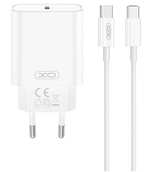 Incarcator Retea Cu Cablu USB-C XO Design CE32, 20W, 3A, 1 x USB-C, Alb