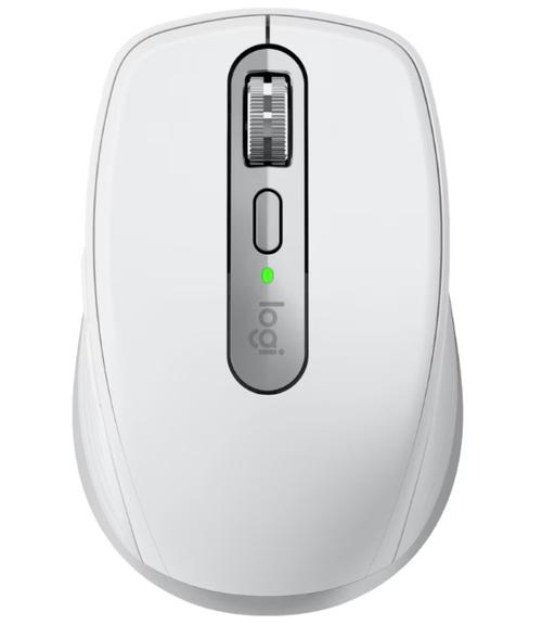 Mouse wireless Logitech MX Anywhere 3S for Mac, Bluetooth, Scroll MagSpeed, Multidevice, USB-C (Alb/Gri)