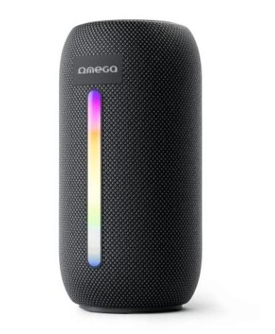 Boxa Portabila Omega OGQ156, Bluetooth, 10 W RMS, RGB (Negru)