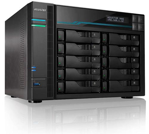 NAS AsusTor AS7110T, 10 Bay-uri, Procesor Intel Xeon E-2224, 8GB DDR4 (Negru)