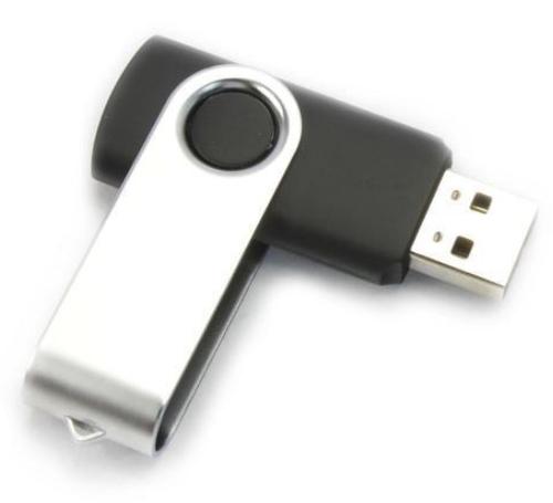 Stick memorie MediaRange MR907NTRL 4GB, USB 2.0 (Negru/Argintiu)