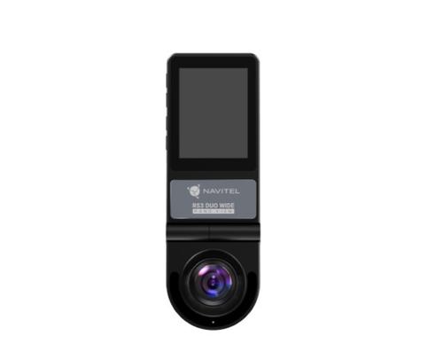 Camera Video Auto DVR Navitel RS3 Duo Wide, 2 camere 2K, Filmare 240 grade, 30 FPS, Ecran IPS 2inch (Negru)