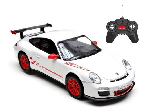 Masina cu telecomanda Rastar - Porsche Gt 3 Rs (Alb)