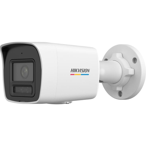 Camera de supraveghere exterior IP Bullet ColorVu Hikvision DS-2CD1047G2H-LIU(2.8MM), 4MP, IR 30m, Microfon, IP67, PoE