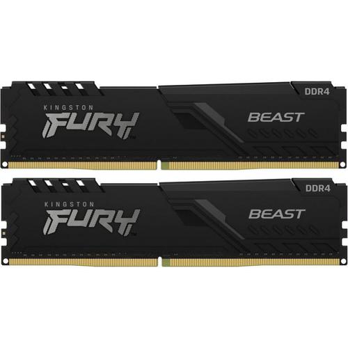 Memorii Kingston FURY Beast 32GB(2x16GB) DDR4 3200MHz CL16 Dual Channel Kit 1 Memorii Kingston FURY Beast 32GB(2x16GB) DDR4 3200MHz CL16 Dual Channel Kit