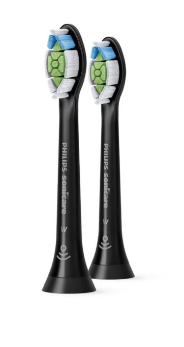 Rezerve periuta de dinti electrica Philips Sonicare Optimal White HX6062/88, 2 bucati (Negru)