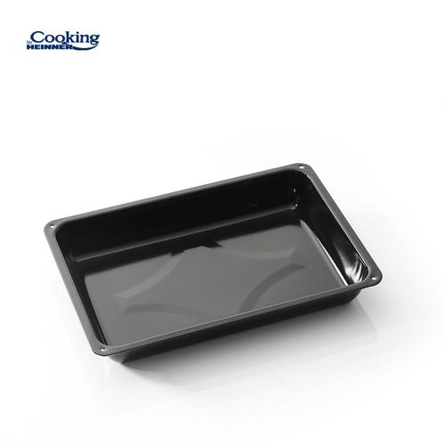Tava emailata Heinner HR-NR-D37, dreptunghi, 37x 26x 4.5 CM (Negru)