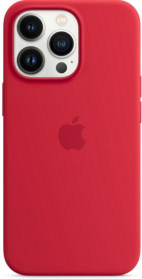 Protectie Spate Apple pentru Apple iPhone 13 Pro, Silicon (Rosu)