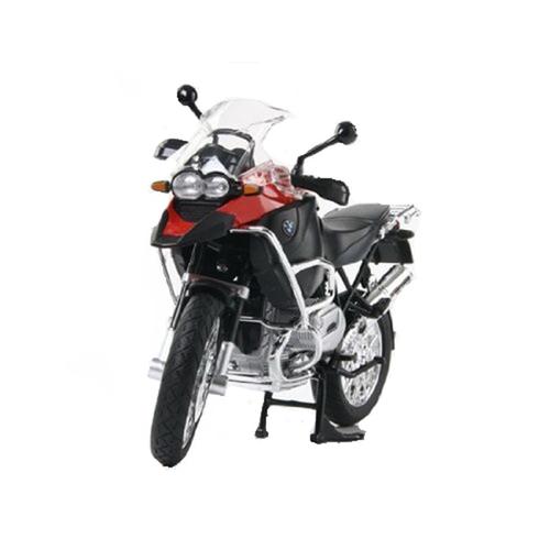 Motocicleta diecast Rastar - Bmw RS1200 GS, 1:9, Negru/Rosu