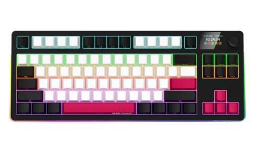 Tastatura Wireless LORGAR LRG-KBP70TKLW-BK-US, RGB LED, USB/USB Wireless/Bluetooth