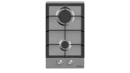 Plita incorporabila Heinner HBH-M302FIX, Gaz, 2 arzatoare, Aprindere electrica (Inox)