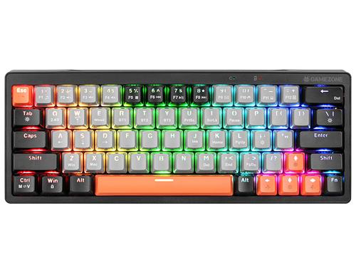Tastatura Gaming Mecanica Wireless Tracer GAMEZONE EVO1 HOT SWAP 63, Bluetooth/2.4G/USB-C, 63 taste, Switch TNT, HOT SWAP, Iluminare RGB (Gri) 1 Tastatura Gaming Mecanica Wireless Tracer GAMEZONE EVO1 HOT SWAP 63, Bluetooth/2.4G/USB-C, 63 taste, Switch TNT, HOT SWAP, Iluminare RGB (Gri)