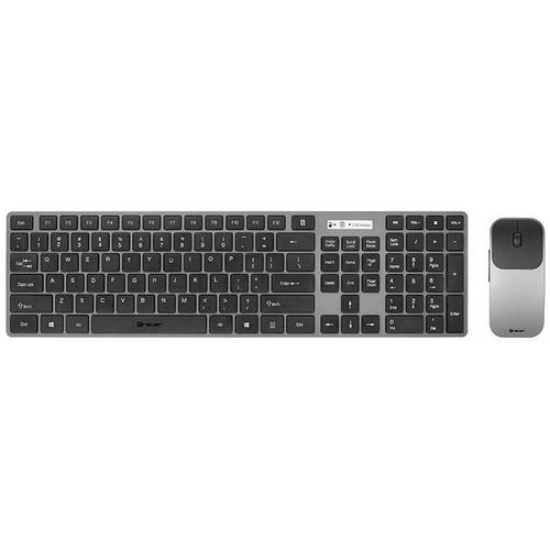 Set tastatura si mouse Wireless Tracer TRAKLA46773 RF Nano, Layout US (Gri) 1 Set tastatura si mouse Wireless Tracer TRAKLA46773 RF Nano, Layout US (Gri)