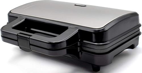 Sandwich Maker MPM MOP-20M, 900 W, Placi antiaderente (Negru/Argintiu)