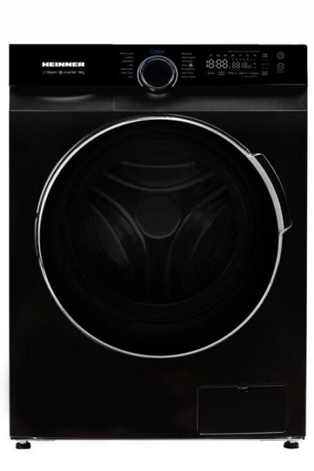Masina de spalat rufe HEINNER HWM-M914IVKBA+++, 9kg, 1400 rpm, Clasa A, 14 programe, Display LED Touch (Negru mat)