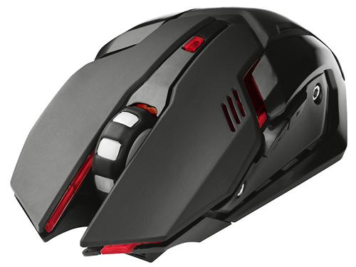 Mouse Gaming Tracer GameZone ROCKY RF NANO, 2.4G, 3200 DPI, 6 butoane, RGB (Negru)