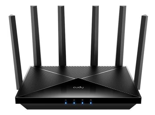 Router Wireless Cudy WR11000, Tri-Band, Wi-Fi 7, Quad-Core 1.5GHz, 128MB/512MB Flash/RAM, 4 Porturi 2.5G, MLO, Cudy Mesh