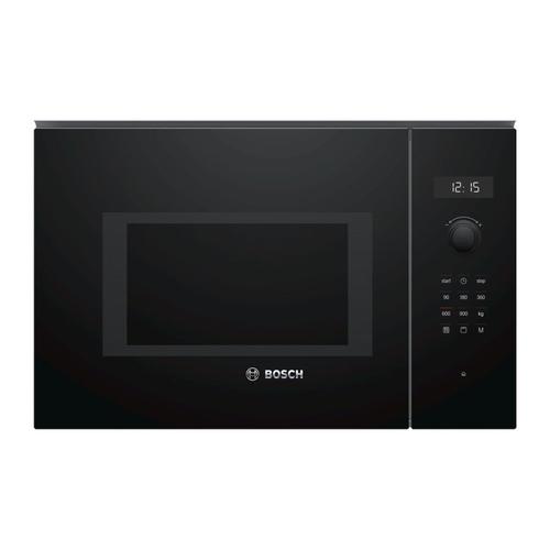 Cuptor cu microunde incorporabil Bosch Serie 6 BEL554MB0, 25L, 900W (Negru/Inox)