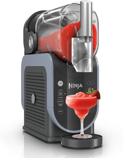 Aparat granita pentru desert Ninja Slushi FS301, 2.5L, 5 programe presetate, 1.9 l (Gri/Albastru)