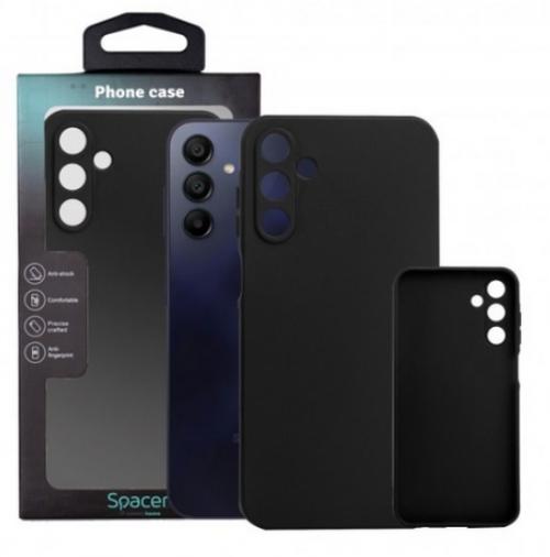Protectie pentru spate Spacer SPPC-SM-GX-A15-TPU pentru Samsung Galaxy A15, Negru