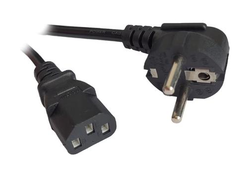 Cablu alimentare Spacer 1.8m, intrare Shucko, iesire C13, 10A, Negru