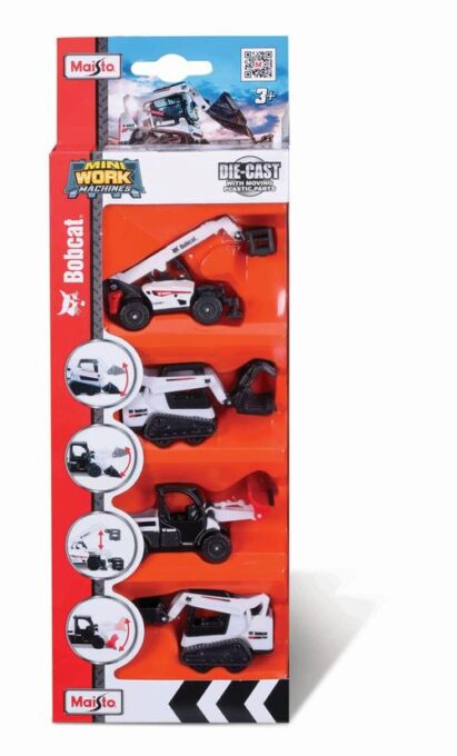 Set 5 utilaje Maisto - Bobcat