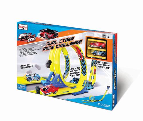 Maisto Power – Circuit provocarea bucla dubla (Multicolor)
