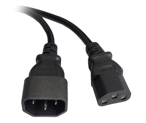 Cablu alimentare Spacer prelungitor, 1.8m, intrare C14, iesire C13, 10A, Negru