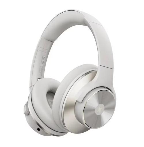 Casti Stereo Wireless OneOdio A10, Over-Ear, utilizare multimedia, Bluetooth 5.3 ; fir Jack 3.5mm, impedanta 32 Ohm, multi-point connection, hybrid ANC, pana la 50 de ore, difuzor 40mm (Alb)
