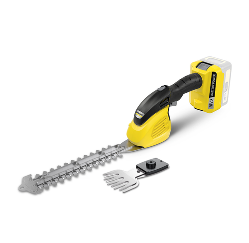 Foarfeca pentru iarba si gard viu Karcher GSH 18-20 Battery, 18V, fara acumulator inclus (Galben/Negru)