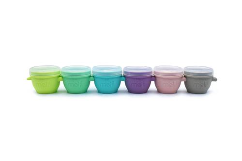 Set de boluri cu capac Melii - Multicolor, 59 ml, 6 buc