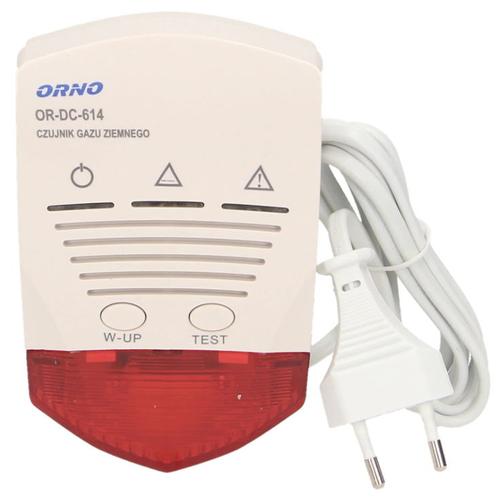 Detector gaze naturale ORNO OR-DC-614, 230V AC (Alb) 1 Detector gaze naturale ORNO OR-DC-614, 230V AC (Alb)
