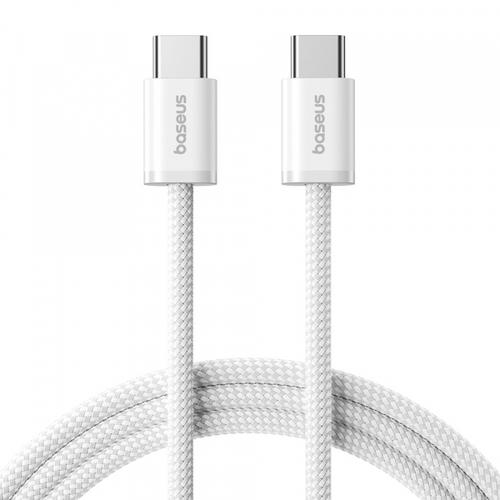 Cablu Date si Incarcare USB-C - USB-C Baseus P10381400211-01 Dynamic 4 Series, 100W, 2m, Alb