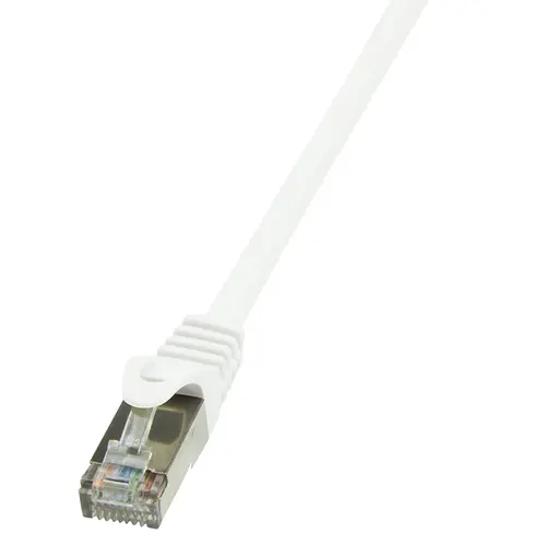 Cablu FTP LOGILINK Cat6, cupru-aluminiu, 0.25 m, alb, AWG26, ecranat CP2011S 1 Cablu FTP LOGILINK Cat6, cupru-aluminiu, 0.25 m, alb, AWG26, ecranat CP2011S