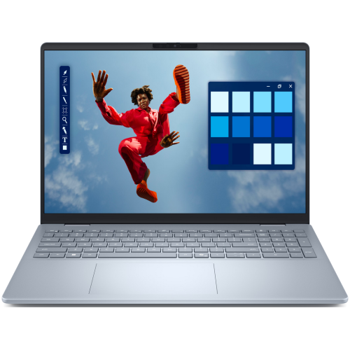 Laptop Dell 16 Plus DB16250 (Procesor Intel® Core™ Ultra 9 288V (12M Cache, up to 5.1 GHz) 16inch WQXGA Touchscreen, 32GB, 1TB SSD, Intel Arc 140V Graphics, Windows 11 Pro, Albastru)