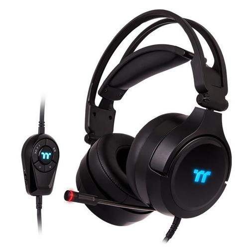 Casti gaming Thermaltake RIING Pro RGB 7.1 iluminare RGB, Microfon, USB (Negru) 1 Casti gaming Thermaltake RIING Pro RGB 7.1 iluminare RGB, Microfon, USB (Negru)