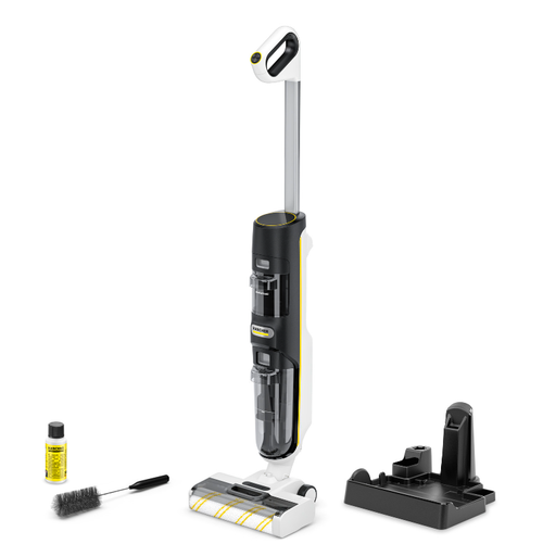 Aspirator vertical cu spalare Karcher FCV 4, 180W, Autonimie 45 min (Negru)
